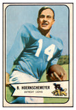 1954 Bowman Football #124 Bob Hoernschemeyer Lions EX-MT 490575