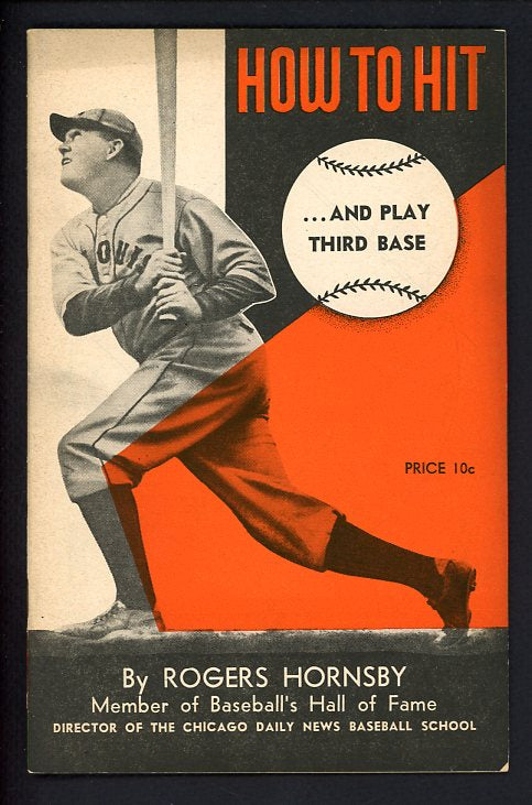1945 Chicago Daily News Rogers Hornsby How To Hit And Play Third Base