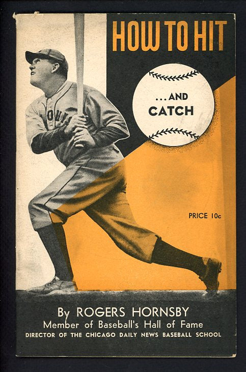 1945 Chicago Daily News Rogers Hornsby How To Hit And Catch 490678