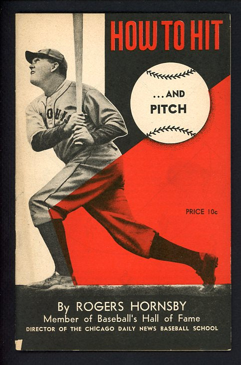 1945 Chicago Daily News Rogers Hornsby How To Hit And Pitch 490679