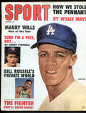 February 1963 Sport Magazine Maury Wills Bill Russell Cover 490690