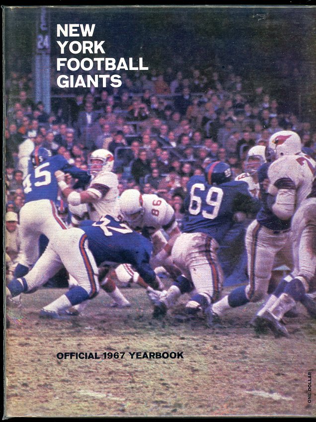 1967 New York Giants Football Official Yearbook 490694