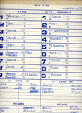 April 7 1978 Montreal Expos At New York Mets Line Up Card 490701