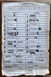 May 26 1988 San Francisco Giants Vs New York Mets Line Up Card 490706