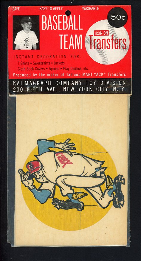 1960's Kaumagraph Iron On Transfer Chicago White Sox Unopened 490723