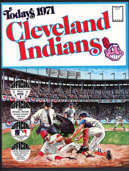 1971 Dell Stamp Album Cleveland Indians Complete Nettles Pinson 490750