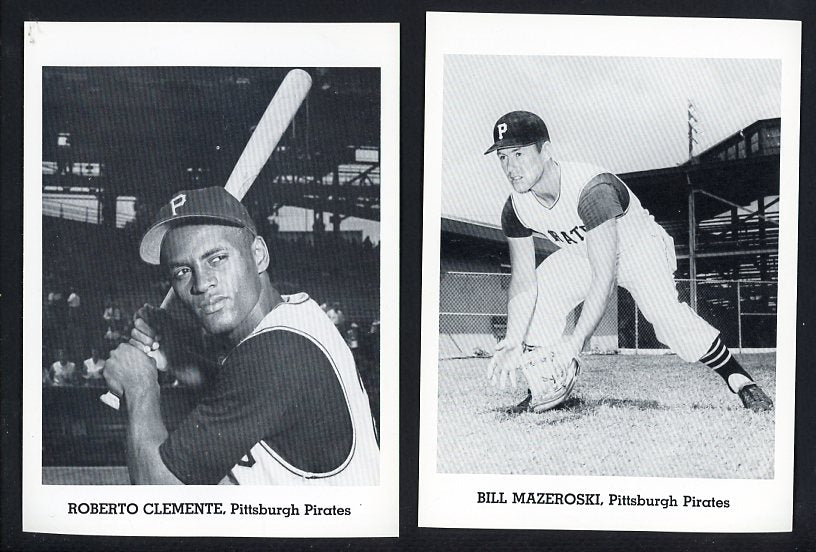 1963 Jay Publishing Pittsburgh Pirates Set Clemente Mazeroski 490763