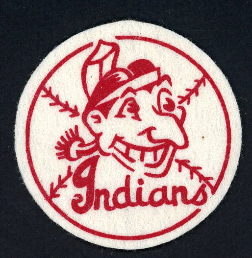 1950's Keezer 2-1/2" Felt Patch Cleveland Indians 490770