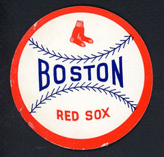 1940's 3" Paper Emblem Boston Red Sox 490774
