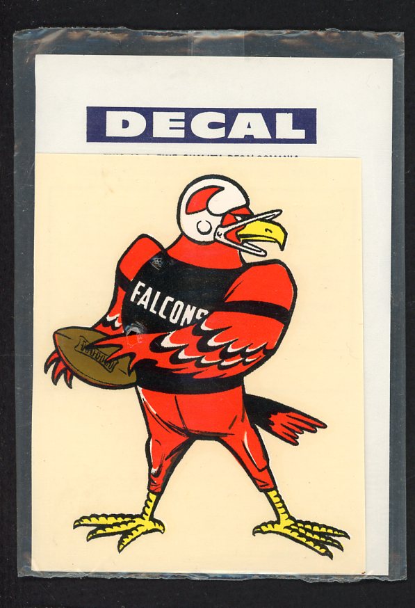 1970's Decalcomania Decal Atlanta Falcons 490783