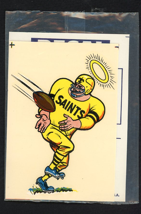 1970's Decalcomania Decal New Orleans Saints 490788