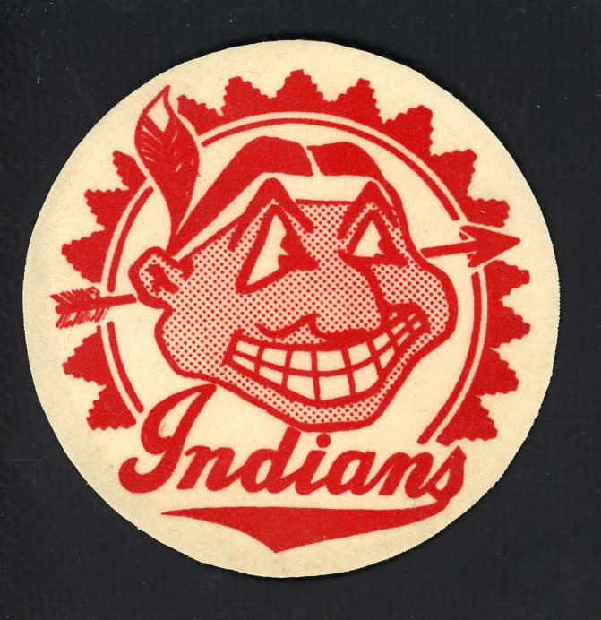 1950's 4" Felt Patch Cleveland Indians 490791