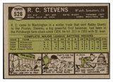 1961 Topps Baseball #526 R.C. Stevens Senators NR-MT 490812