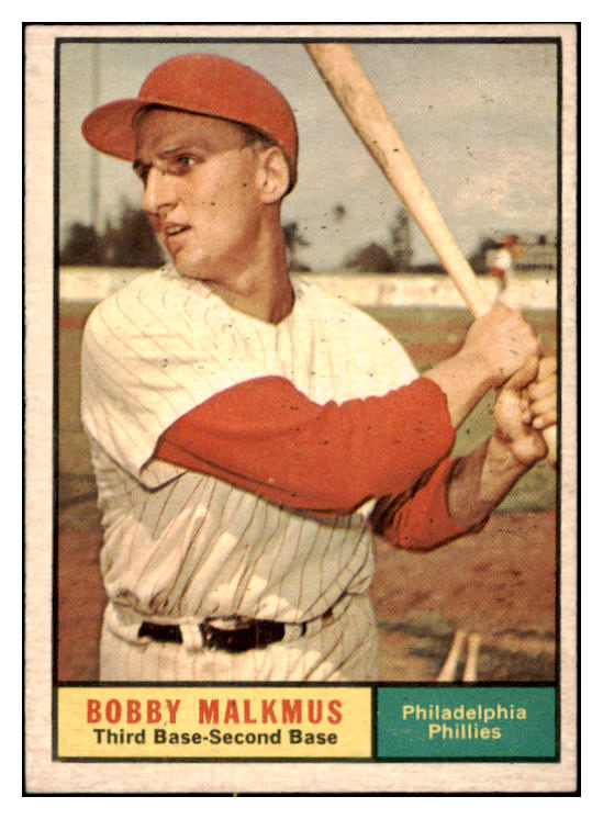 1961 Topps Baseball #530 Bobby Malkmus Phillies NR-MT 490813
