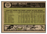 1961 Topps Baseball #530 Bobby Malkmus Phillies NR-MT 490813