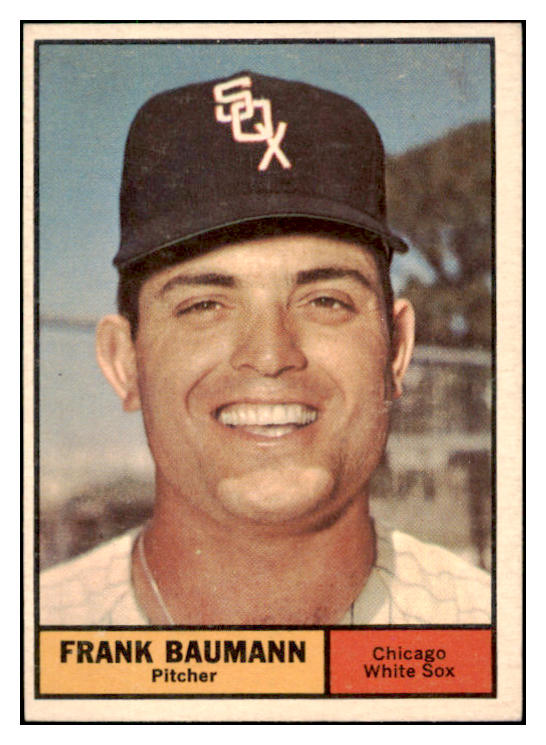 1961 Topps Baseball #550 Frank Baumann White Sox NR-MT 490817