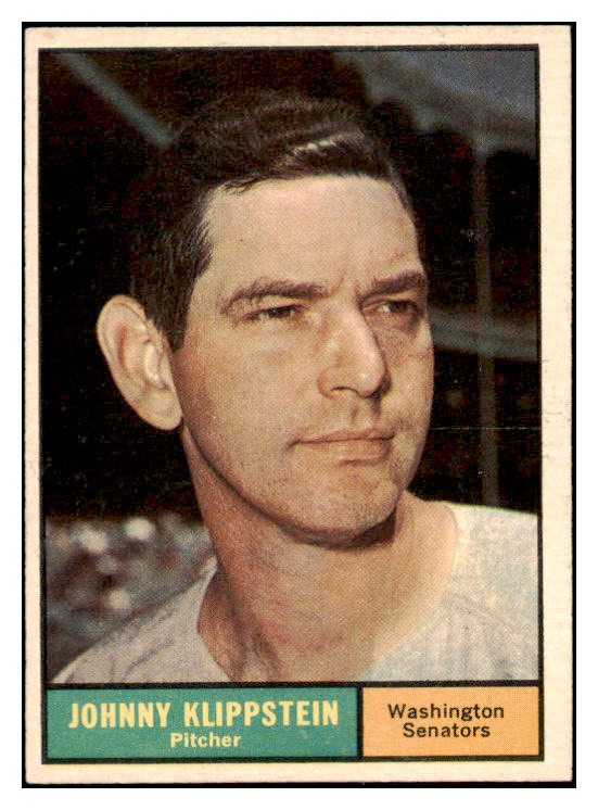 1961 Topps Baseball #539 Johnny Klippstein Senators NR-MT 490819