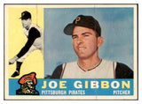 1960 Topps Baseball #512 Joe Gibbon Pirates EX-MT 490852