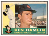 1960 Topps Baseball #542 Ken Hamlin A's EX-MT 490859