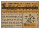 1960 Topps Baseball #542 Ken Hamlin A's EX-MT 490859