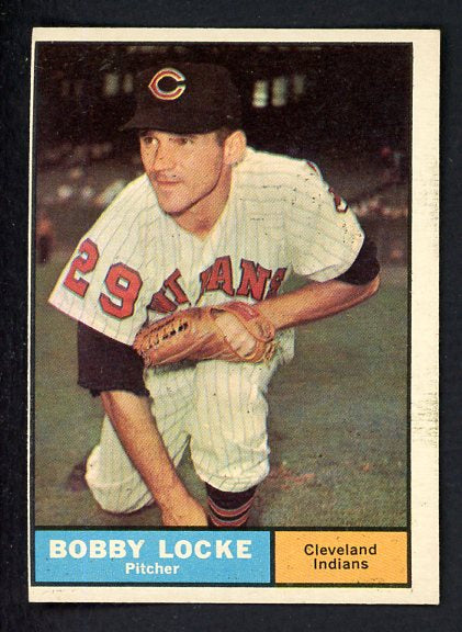1961 Topps Baseball #537 Bobby Locke Indians EX 490865