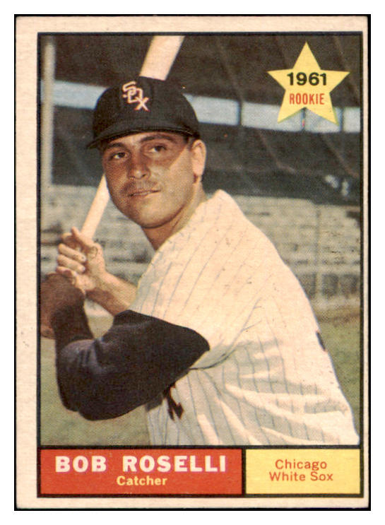 1961 Topps Baseball #529 Bob Roselli White Sox EX 490867