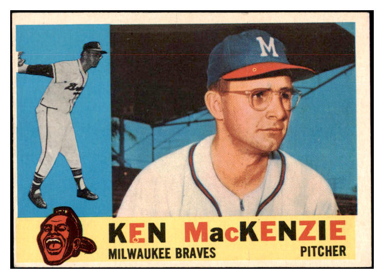 1960 Topps Baseball #534 Ken MacKenzie Braves EX-MT 490877