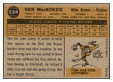 1960 Topps Baseball #534 Ken MacKenzie Braves EX-MT 490877