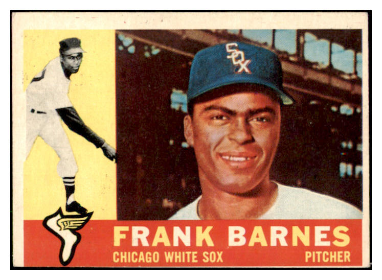 1960 Topps Baseball #538 Frank Barnes White Sox EX 490886