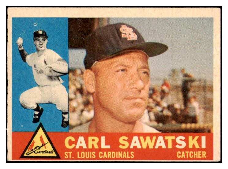 1960 Topps Baseball #545 Carl Sawatski Cardinals EX 490891