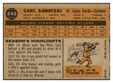 1960 Topps Baseball #545 Carl Sawatski Cardinals EX 490891