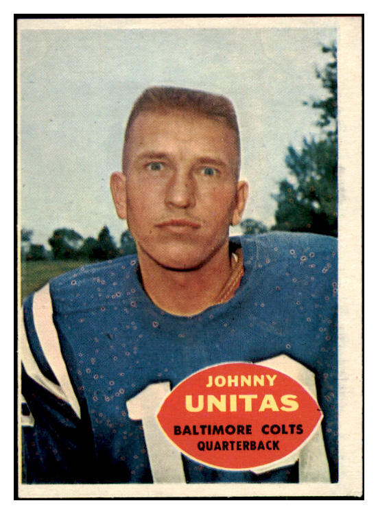 1960 Topps Football #001 John Unitas Colts VG-EX 490898