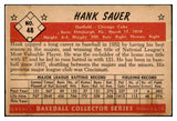 1953 Bowman Color Baseball #048 Hank Sauer Cubs EX 490914