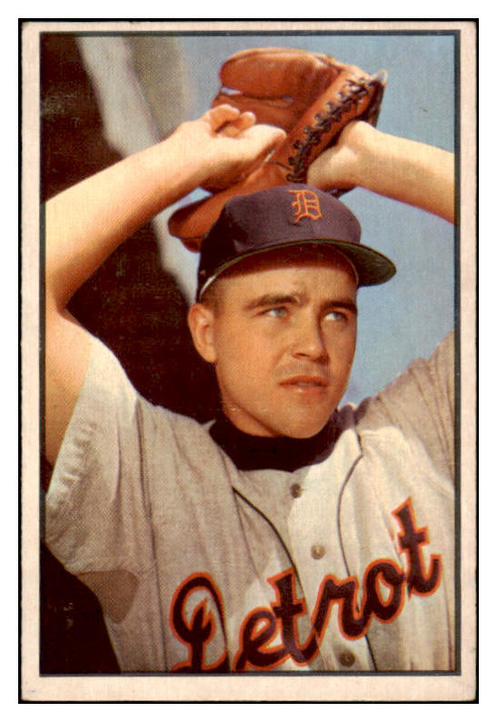 1953 Bowman Color Baseball #047 Ned Garver Tigers EX 490917