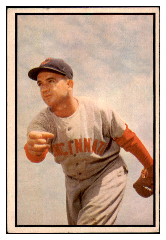 1953 Bowman Color Baseball #138 Bubba Church Reds VG-EX 490925