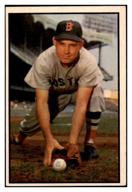 1953 Bowman Color Baseball #123 Johnny Lipon Red Sox VG-EX 490934