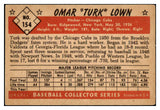 1953 Bowman Color Baseball #154 Turk Lown Cubs VG-EX 490935