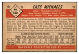 1953 Bowman Color Baseball #130 Cass Michaels A's VG-EX 490937