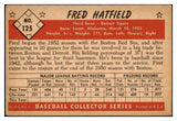 1953 Bowman Color Baseball #125 Fred Hatfield Tigers VG-EX 490939