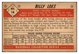 1953 Bowman Color Baseball #014 Billy Loes Dodgers VG-EX 490942