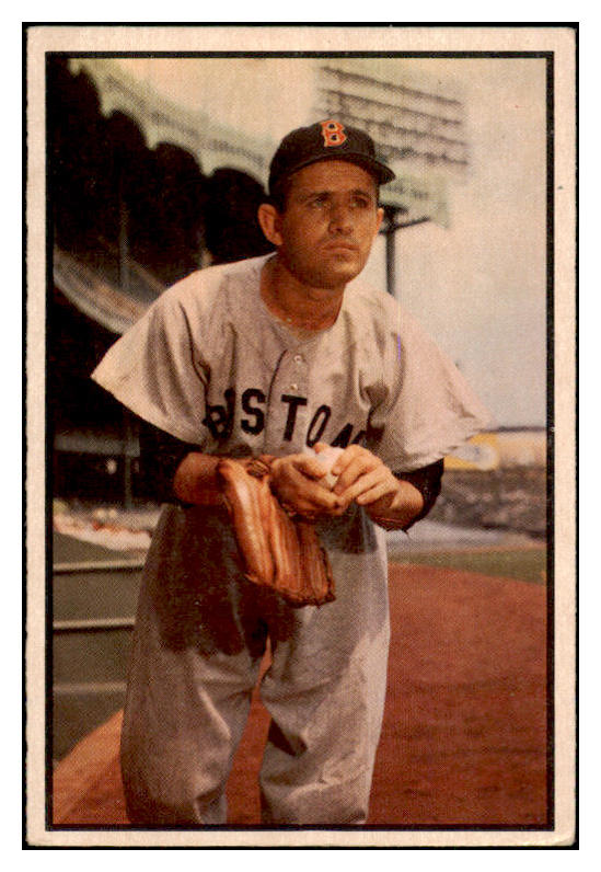 1953 Bowman Color Baseball #066 Mel Parnell Red Sox VG-EX 490946