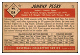 1953 Bowman Color Baseball #134 Johnny Pesky Tigers VG-EX 490950