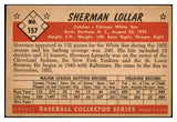 1953 Bowman Color Baseball #157 Sherm Lollar White Sox VG-EX 490953