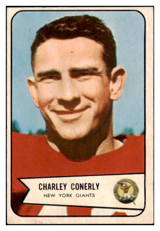 1954 Bowman Football #113 Charley Conerly Giants EX-MT 490954