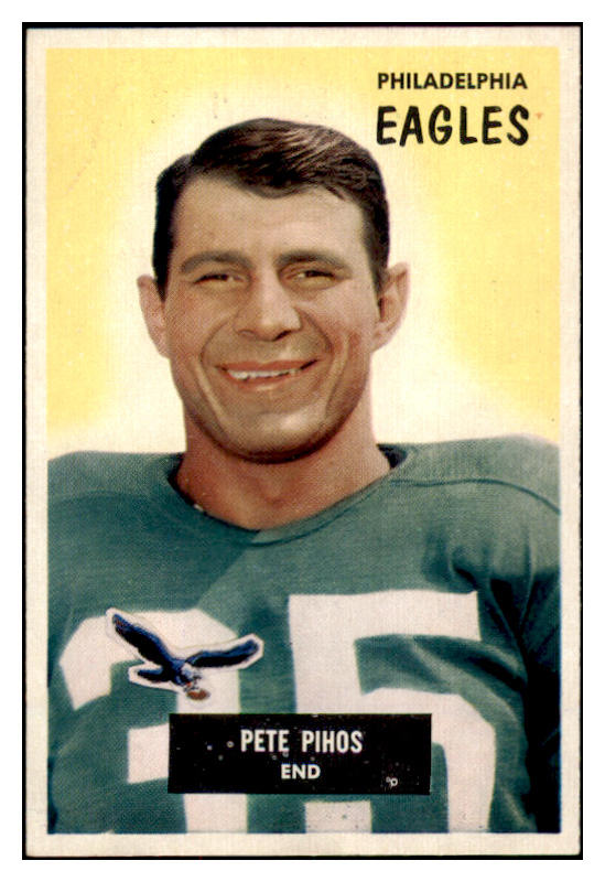 1955 Bowman Football #010 Pete Pihos Eagles VG-EX 490960