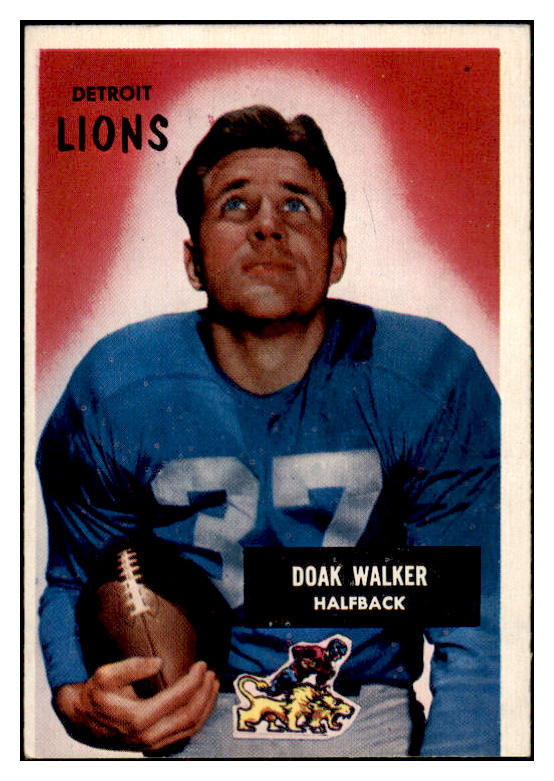 1955 Bowman Football #001 Doak Walker Lions VG-EX 490961