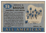 1955 Topps Football #020 Sammy Baugh TCU VG-EX 490978