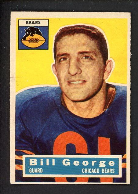 1956 Topps Football #047 Bill George Bears EX-MT 490985