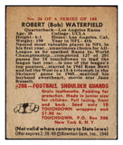 1948 Bowman Football #026 Bob Waterfield Rams VG-EX 490988