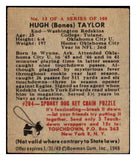 1948 Bowman Football #013 Hugh Taylor Washington VG-EX 490991